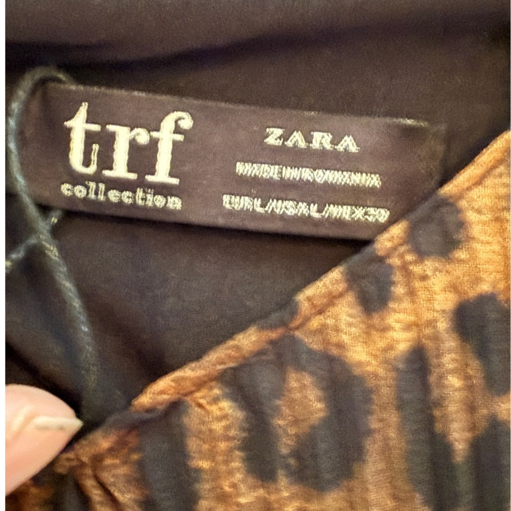 Zara TRF Collection Animal Print Dress - Picture 6 of 7